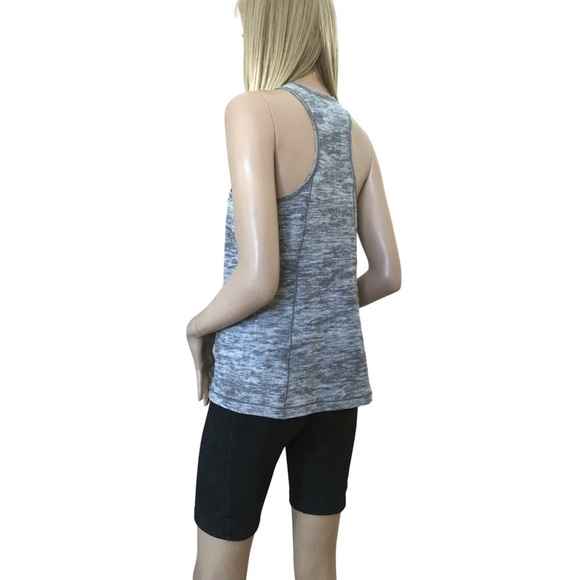 Zella Snow Wash Bike Shorts & Racerback Tank Top Set Fitness Yoga Workout NWOT - Picture 4 of 16